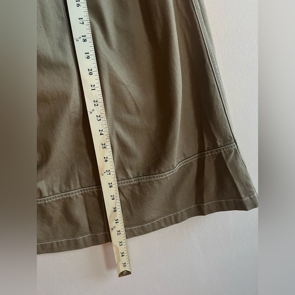 Kowtow Triangle Skirt Organic Cotton Earth Denim Camel Size XL - Picture 10 of 14